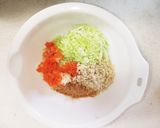 米粉ともち麦の野菜たっぷりお好み焼き作り方4写真