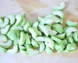 パリポリ食感【子メロンの酢醤油漬け】作り方1写真