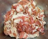 青梗菜と豚肉の炒め煮♪作り方1写真