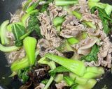 青梗菜と豚肉の炒め煮♪作り方6写真