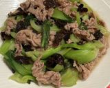 青梗菜と豚肉の炒め煮♪作り方7写真