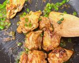 もろみで驚きの柔らかさ♪ネギ味噌チキン作り方4写真