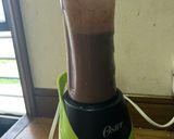 マルベリーとバナナと水菜のスムージー作り方2写真