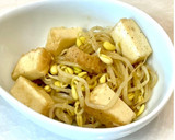 厚揚げと豆もやしのオイスター風炒め作り方5写真