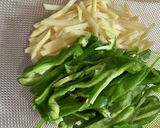 鶏胸肉のもろみ青椒肉絲作り方3写真
