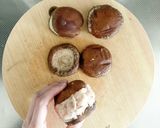 【椎茸バーガー】鶏ひき肉と椎茸だけ！作り方3写真