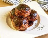 【椎茸バーガー】鶏ひき肉と椎茸だけ！作り方6写真