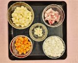 給食☆ポークビーンズ作り方1写真