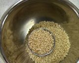 覚書・玄米ご飯（水分少なめ）作り方1写真