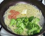 簡単フライパン１つ クリームスープパスタ作り方3写真