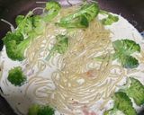 簡単フライパン１つ クリームスープパスタ作り方4写真