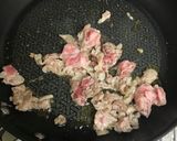 鶏ダシで！豚ニラ玉の焼きうどん♡作り方3写真
