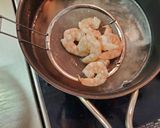 ～包丁不要で簡単～絹さやのえびチリマヨ作り方3写真