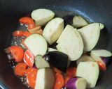 夏野菜と豚三枚肉のオイスー炒め作り方8写真