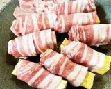 厚揚げ豚巻きもろみ味噌焼き作り方6写真