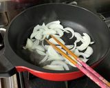 シーチキンのウスターソースの焼きうどん作り方5写真