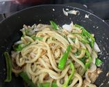 シーチキンのウスターソースの焼きうどん作り方7写真