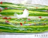 昆布茶で♪冷たい～きゅうりの1本漬け作り方3写真