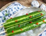 昆布茶で♪冷たい～きゅうりの1本漬け作り方4写真