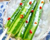 昆布茶で♪冷たい～きゅうりの1本漬け作り方5写真