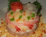 雛祭りღ お寿司のケーキ作り方8写真