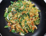 もち粉でもちもち和風たまごチヂミ作り方13写真