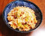 豚ひき肉とキムチのレタスチャーハン♬作り方13写真