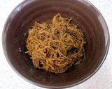 たこ焼き粉でカリとろ♪生もずくの落とし焼作り方1写真