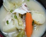 具沢山！春キャベツの味噌汁♡ほっこり♪作り方4写真