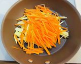 野菜の細切り炒め作り方3写真