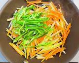 野菜の細切り炒め作り方4写真