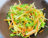 野菜の細切り炒め作り方5写真