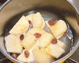 【おやつ】さつま芋とりんごの重ね煮作り方2写真