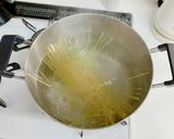 【夏ランチ】ホホホタケとツナの冷製パスタ作り方4写真