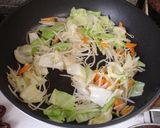 昔ながらの豚骨系スープの長崎ちゃんぽん作り方10写真