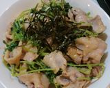 簡単！旨い！豚バラ豆苗味噌わさび冷しゃぶ作り方7写真
