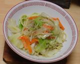 昔ながらの豚骨系スープの長崎ちゃんぽん作り方22写真
