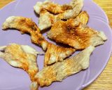 筋肉モリモリ☆鶏ムネ肉のカリカリせんべい作り方4写真