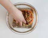 鶏の青汁和風ハンバーグ作り方2写真