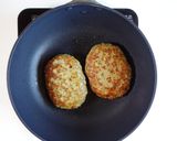 鶏の青汁和風ハンバーグ作り方3写真