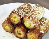 お弁当やおつまみに★ちくわコーン焼き作り方4写真