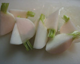 かぶと厚揚げの煮物作り方1写真