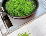 海苔たっぷり♪おかひじきのナムル作り方1写真