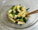 油揚げとほうれん草の胡麻和え作り方3写真