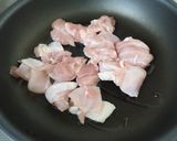 カブ（小粋菜）と鶏肉の麺つゆバターパスタ作り方4写真