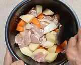 炊飯器にお任せ！「無水鶏ジャガ」作り方4写真