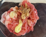 ザックザクの豚こま竜田揚げ　油淋鶏風作り方1写真