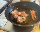ザックザクの豚こま竜田揚げ　油淋鶏風作り方5写真