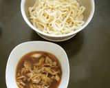 豚バラ肉と夏野菜たっぷりのつけ汁うどん作り方12写真