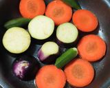 豚バラ肉と夏野菜たっぷりのつけ汁うどん作り方5写真